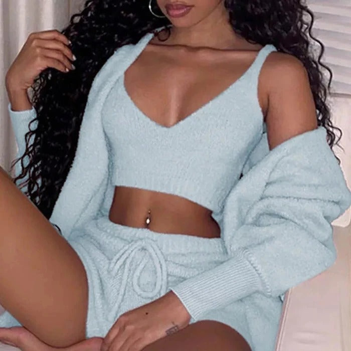 Women’s 3-Piece Pajama Set