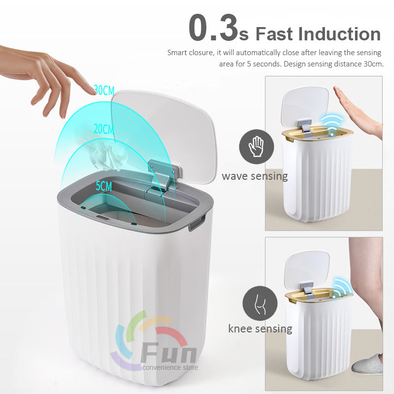 Smart Automatic Sensor Trash Can with Lid