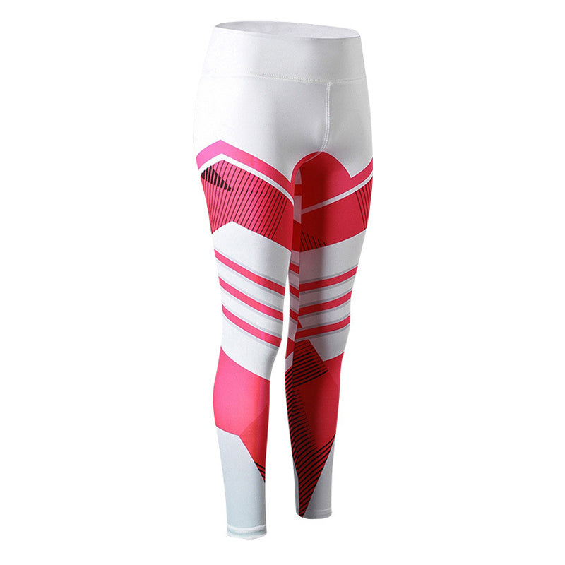 Reflective High-Waist Yoga Leggings