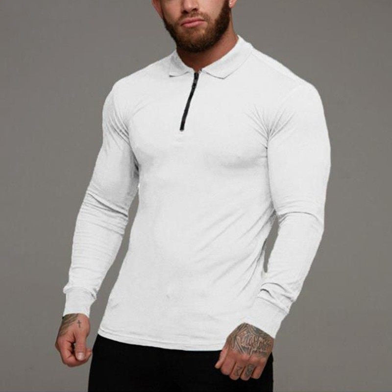 Men’s Long Sleeve Polo T-Shirt