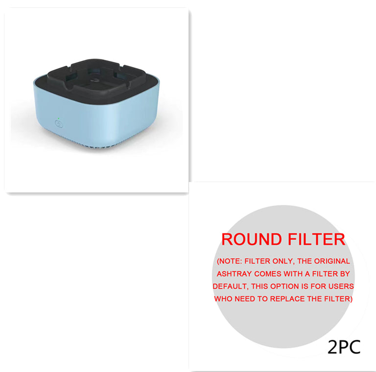 Portable Smoke Eliminating Ashtray with Air Purifier