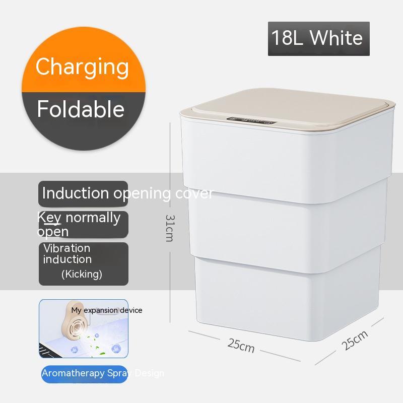 Smart Automatic Sensor Trash Can with Lid