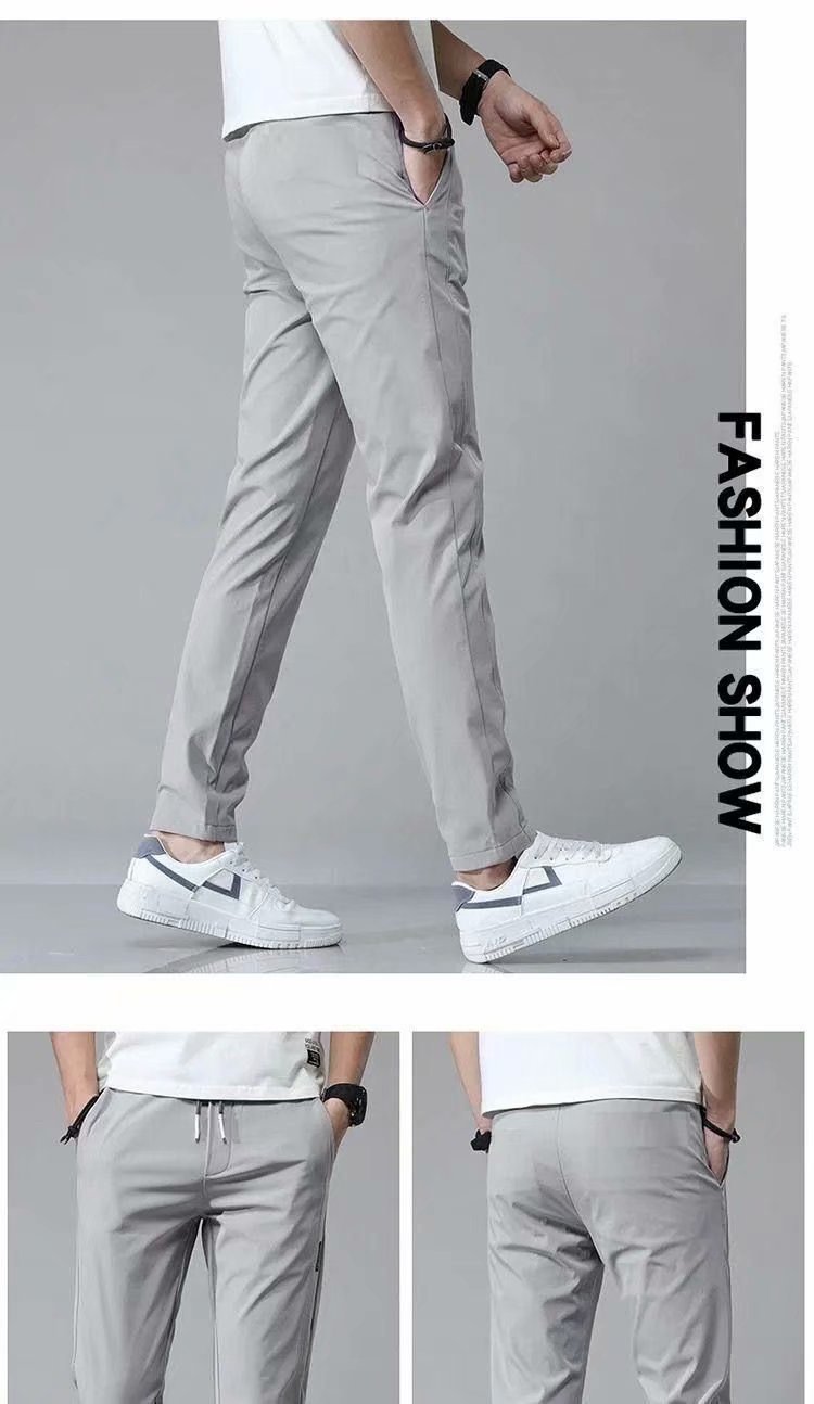 Men’s Drawstring Casual Trousers