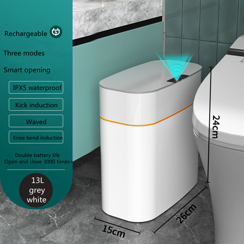 Smart Automatic Sensor Trash Can with Lid