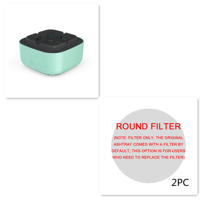 Portable Smoke Eliminating Ashtray with Air Purifier